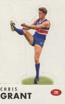 1996 Select AFL Stickers - Stand Ups #28 Chris Grant Front